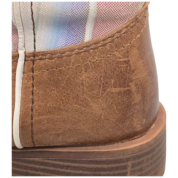 Justin Gypsy Womens Western Cowboy Boots 7B L2967 LATTIE WHEAT Leather - Picture 9 of 12